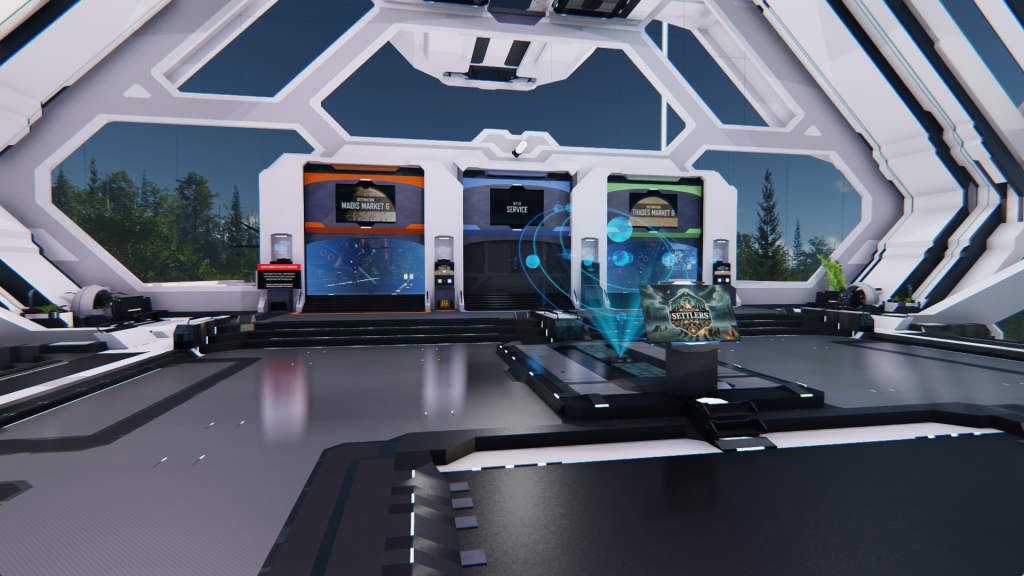 Settlers MyDU Alioth Market 0 Shuttle Station